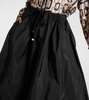 Lirica taffeta maxi skirt