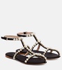 Maharani faux pearl-embellished sandals