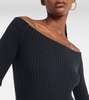 Marvin off-shoulder cashmere midi dress