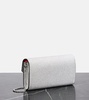 Loubi54 glitter leather clutch