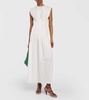 Wes pleated cotton poplin maxi dress