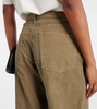 Eglitta cotton corduroy wide-leg pants