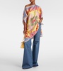 Etro Summer silk twill top