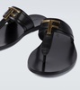 Leather thong sandals