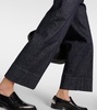 Urano pleated wide-leg jeans