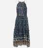 Kabelino printed cotton midi dress