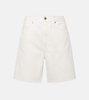 Russel high-rise denim shorts