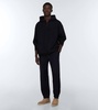 Zipped cashmere-blend hoodie