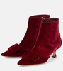 Baylow velvet ankle boots