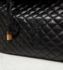 Es Giant quilted leather travel bag