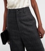 Johan wool and cashmere-blend wide-leg pants