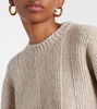 Mashu striped cashmere sweater