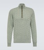 Treccia cable-knit cashmere sweater