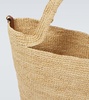 Paula's Ibiza Slit Mini raffia tote bag