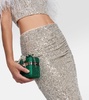 Sequined high-rise maxi skirt