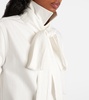 Bow-detail cotton blouse