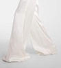 Mabon high-rise silk wide-leg pants