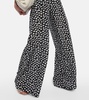 Printed wide-leg silk jumpsuit