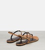 Cassandra leather thong sandals