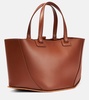 Coyote leather tote bag