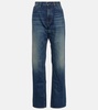 Taylor mid-rise straight jeans