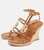 Capri Miller leather espadrille wedges