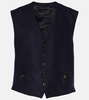 Lady Maud wool and cashmere vest