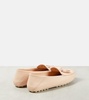 Dot Sole Walk leather moccasins