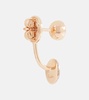 Sabbia 18kt rose gold single earring with diamonds