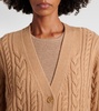 Calotta wool and cashmere cardigan