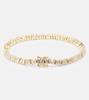 18kt gold bracelet with diamonds