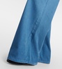 Chan cotton corduroy wide-leg pants