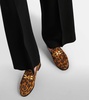 Brandi leopard-print leather loafers