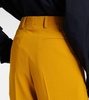 High-rise wide-leg pants