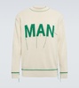 Junya Watanabe MAN jacquard silk sweater