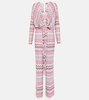 Printed Lamé Jumpsuit