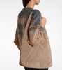 Suede shoulder bag