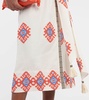 Jacquard cotton midi dress