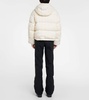 Kate cable-knit wool down jacket