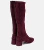 Saint Honore 50 suede knee-high boots