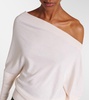 Grainge off-shoulder cashmere sweater