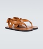 Leather sandals