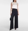 Johan virgin wool wide-leg pants