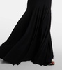 Ruched jersey gown