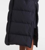 Hooded down coat