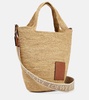 Paula's Ibiza Slit Mini raffia tote