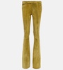 Gerino low-rise slim suede pants