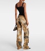 Camouflage cargo pants