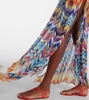 Zig Zag fringed maxi dress