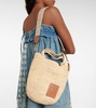 Paula's Ibiza Slit Mini raffia tote